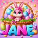 Cute Easter rabbit (Jane)