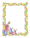 easter bunny frame