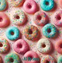 Sprinkle Donuts Background