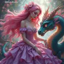 Girl with dragons