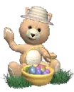 bear waving