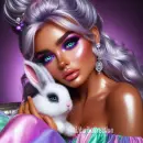 Beautiful Easter Girl