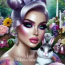 Beautiful Easter Girl