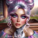 Beautiful Easter Girl