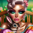 Beautiful Easter Girl