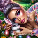 Beautiful Easter Girl