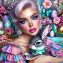Beautiful Easter Girl