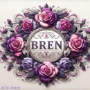 Pretty flower tag (Bren)
