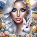 Easter woman