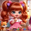 Mommie make-up cutie 
