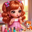 Mommie make-up cutie #2