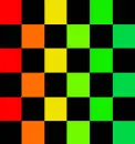 checkered