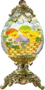 chick snow globe