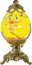 chick snow globe