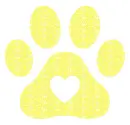 heart and paw print