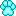 cyan paw pixel