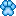 blue paw pixel