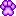 purple paw pixel