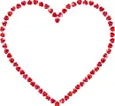 little hearts that form a bigger heart