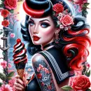 girl 50s style
