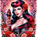 girl 50s style
