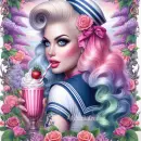 girl 50s style