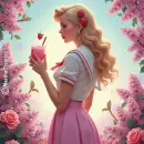 girl 50s style