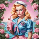 girl 50s style