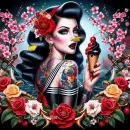 girl 50s style