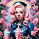 girl 50s style