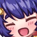 anime girl happy