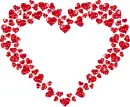 heart made of hearts