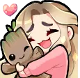 anime girl hug