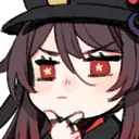 anime girl thinking