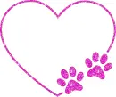 heart with paw print