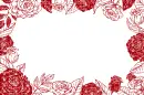 frame of roses