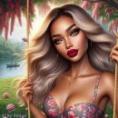 Beauty on the swing #3
