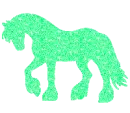Friesian horse