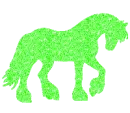 Friesian horse