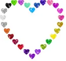 heart with small hearts