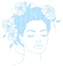 girl with flowers