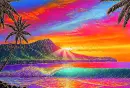 beautiful beach sunset