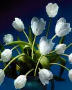 white flowers
