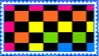 checkered stamp