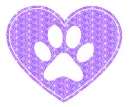 heart and paw print