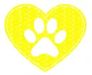 heart and paw print