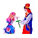 clown couple