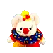 mouse clown plush