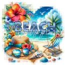 Beach Life (Pixelated)