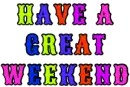 Have a great weekend